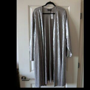 Silver Shinny Cardigan